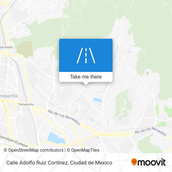 Calle Adolfo Ruiz Cortínez map