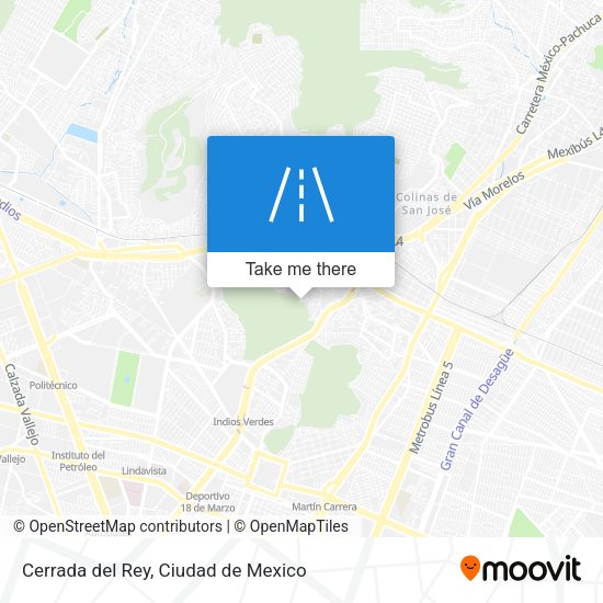 Cerrada del Rey map
