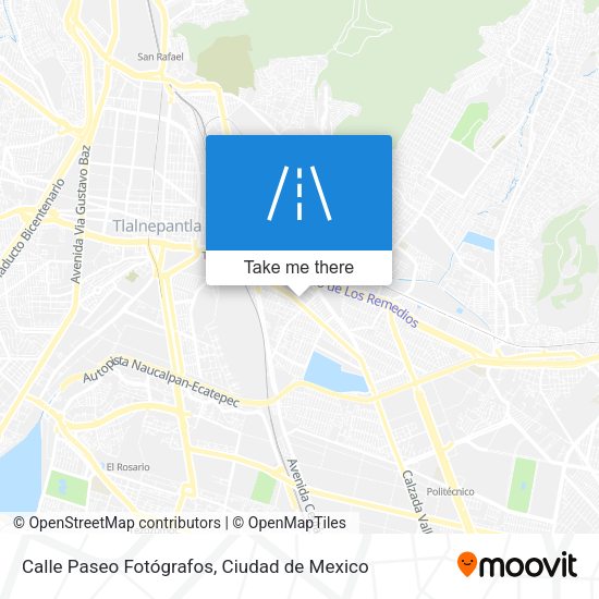 Calle Paseo Fotógrafos map