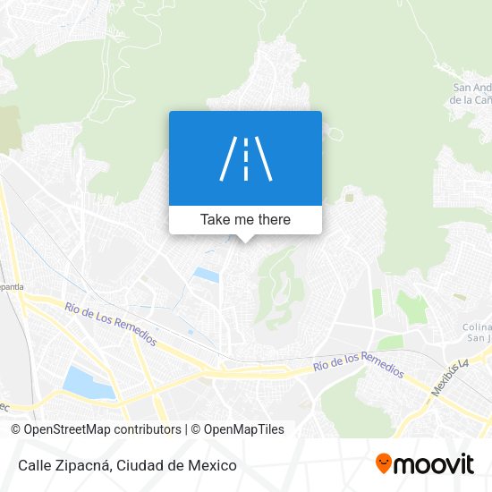 Calle Zipacná map