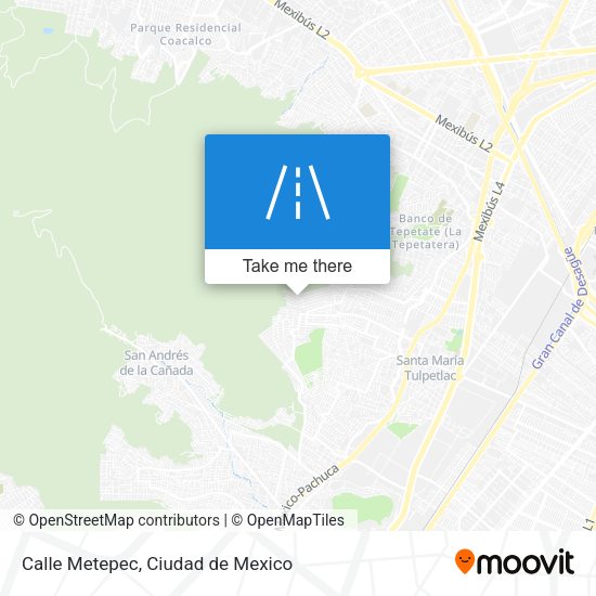 Calle Metepec map