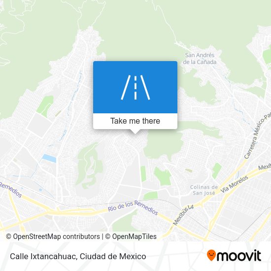 Mapa de Calle Ixtancahuac