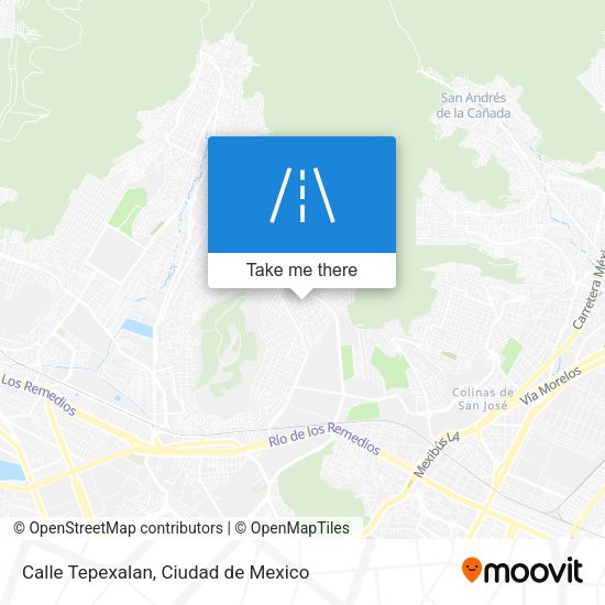 Calle Tepexalan map