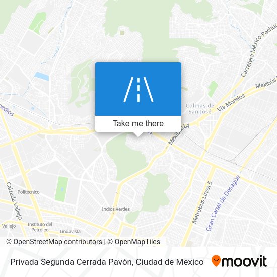 Privada Segunda Cerrada Pavón map