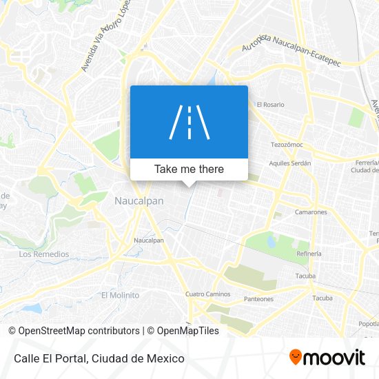 Calle El Portal map