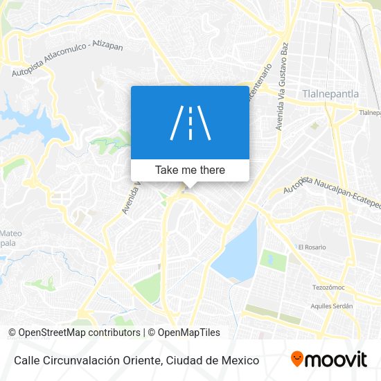 Calle Circunvalación Oriente map
