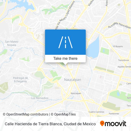 Calle Hacienda de Tierra Blanca map