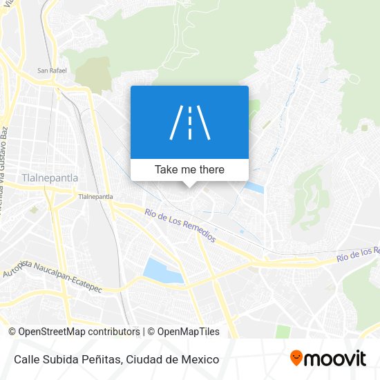 Calle Subida Peñitas map