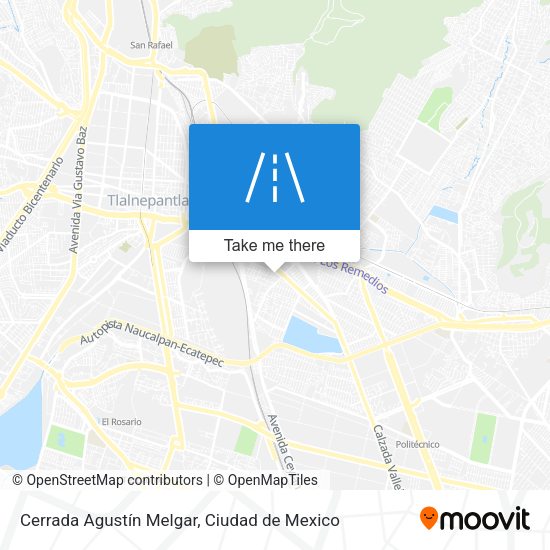Cerrada Agustín Melgar map