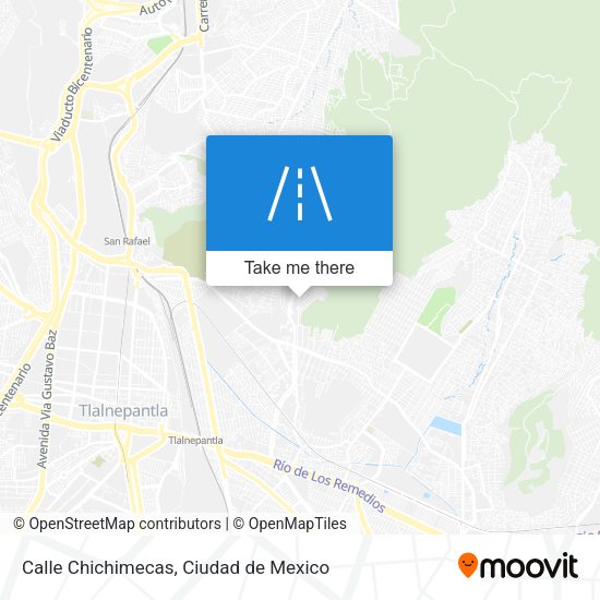 Calle Chichimecas map