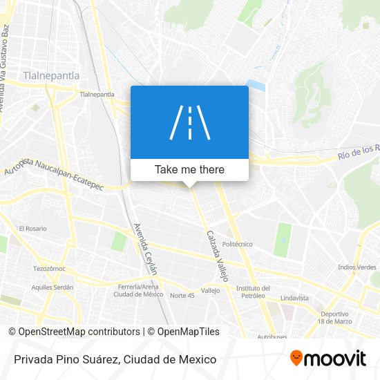 Privada Pino Suárez map