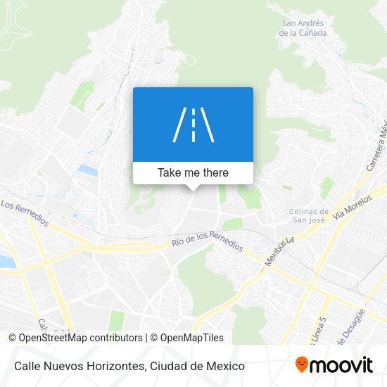 Calle Nuevos Horizontes map