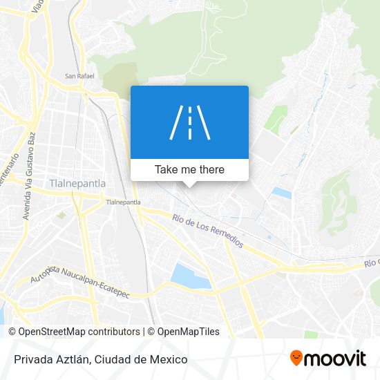 Mapa de Privada Aztlán