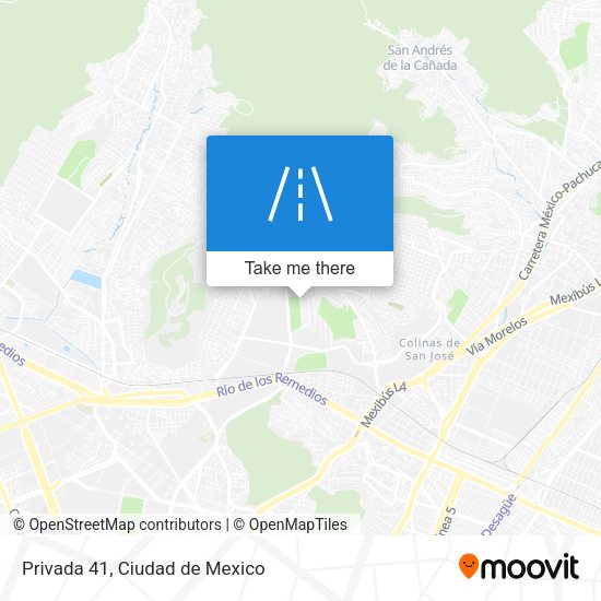 Mapa de Privada 41