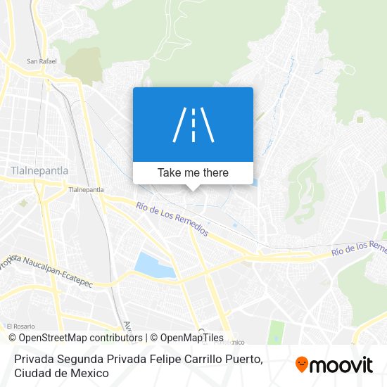 Privada Segunda Privada Felipe Carrillo Puerto map