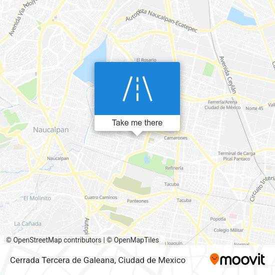 Cerrada Tercera de Galeana map