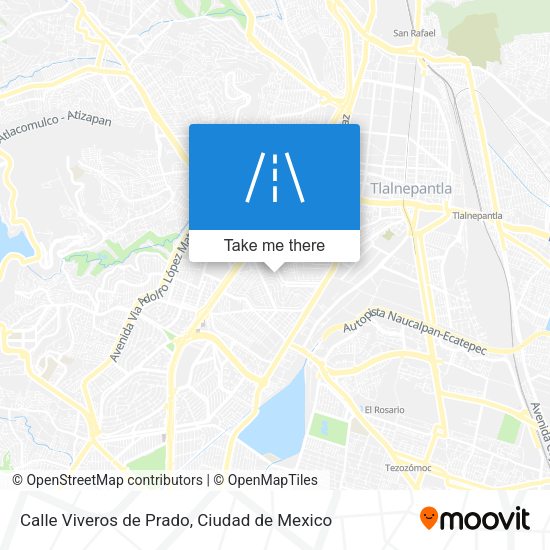 Mapa de Calle Viveros de Prado