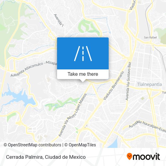 Mapa de Cerrada Palmira