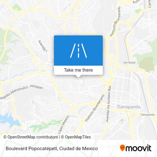 Mapa de Boulevard Popocatépetl