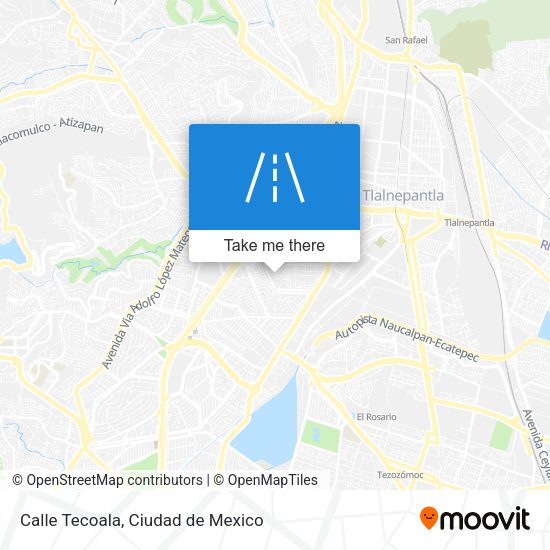 Calle Tecoala map
