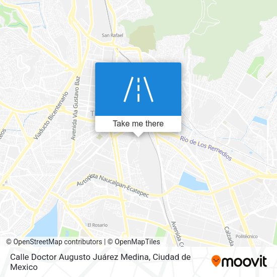 Mapa de Calle Doctor Augusto Juárez Medina