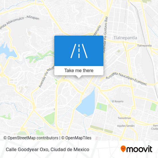 Calle Goodyear Oxo map
