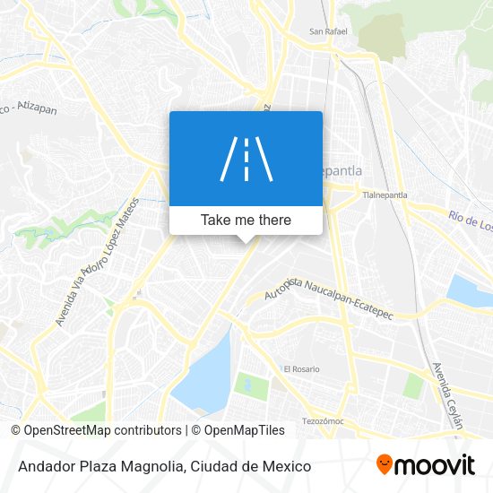 Andador Plaza Magnolia map