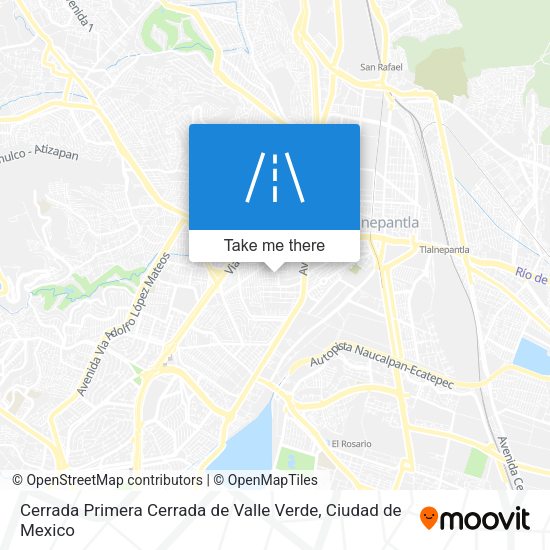 Cerrada Primera Cerrada de Valle Verde map
