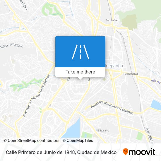 Mapa de Calle Primero de Junio de 1948