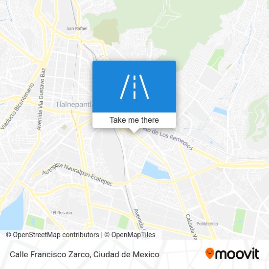 Mapa de Calle Francisco Zarco