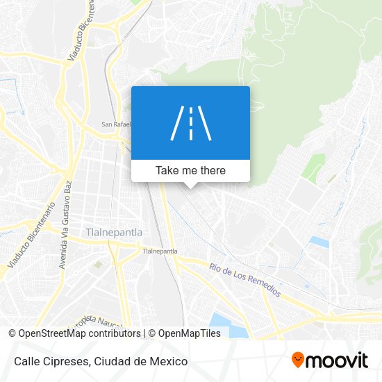Mapa de Calle Cipreses