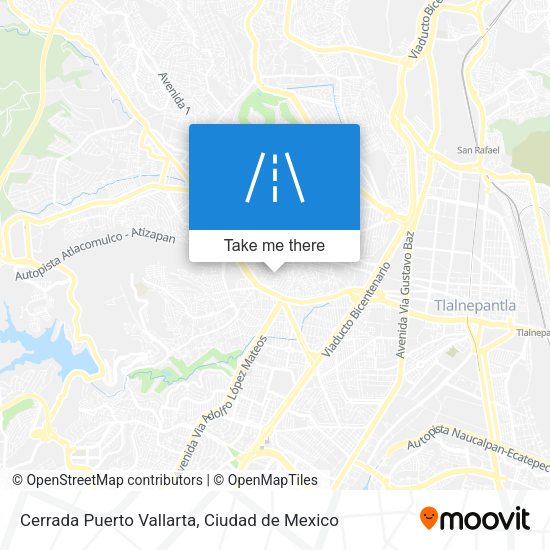 Cerrada Puerto Vallarta map