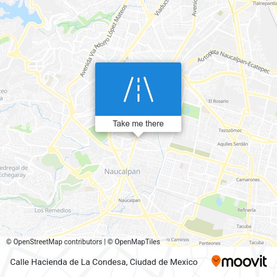 Mapa de Calle Hacienda de La Condesa
