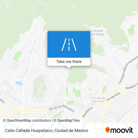 Calle Cañada Huayatlaco map