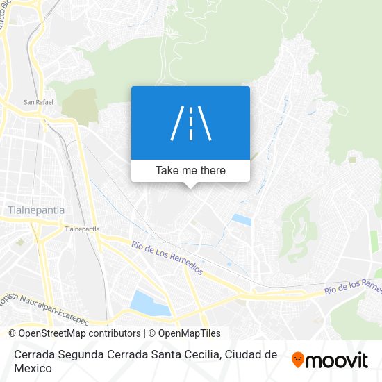 Cerrada Segunda Cerrada Santa Cecilia map