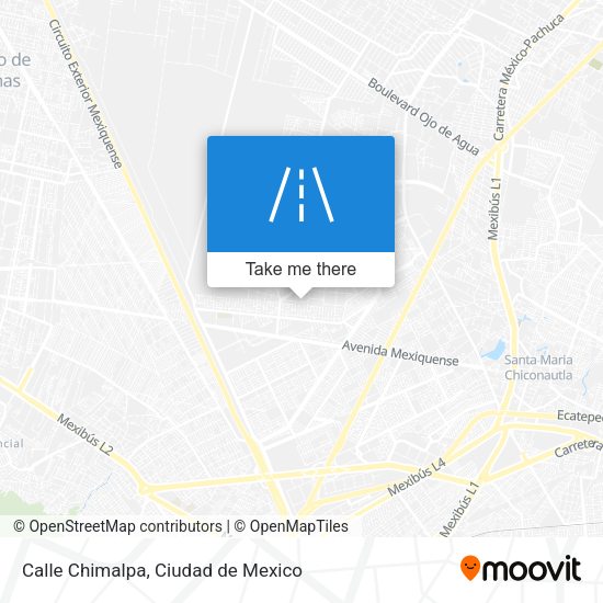 Mapa de Calle Chimalpa