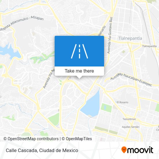 Calle Cascada map