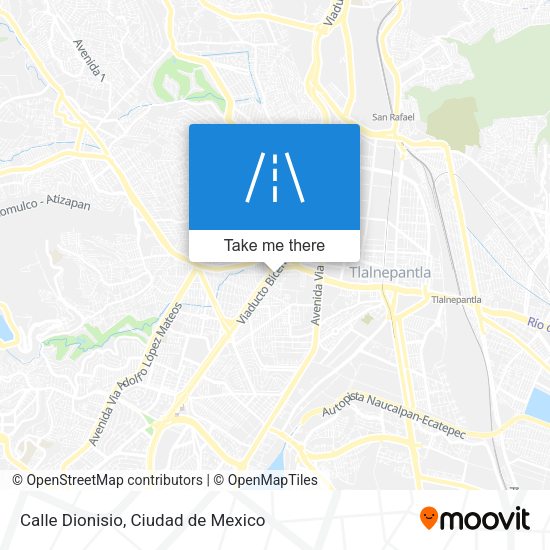 Calle Dionisio map