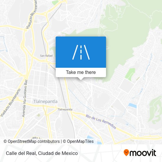 Mapa de Calle del Real