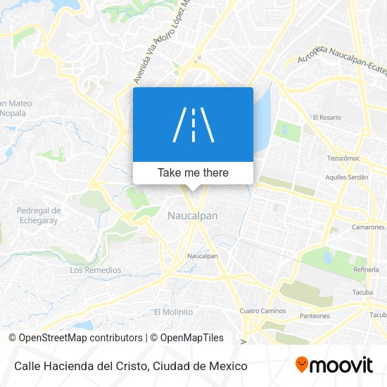Calle Hacienda del Cristo map
