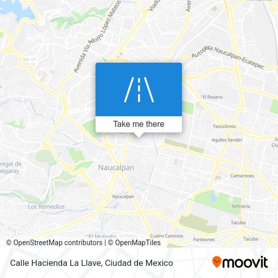 Calle Hacienda La Llave map