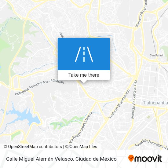 Calle Miguel Alemán Velasco map