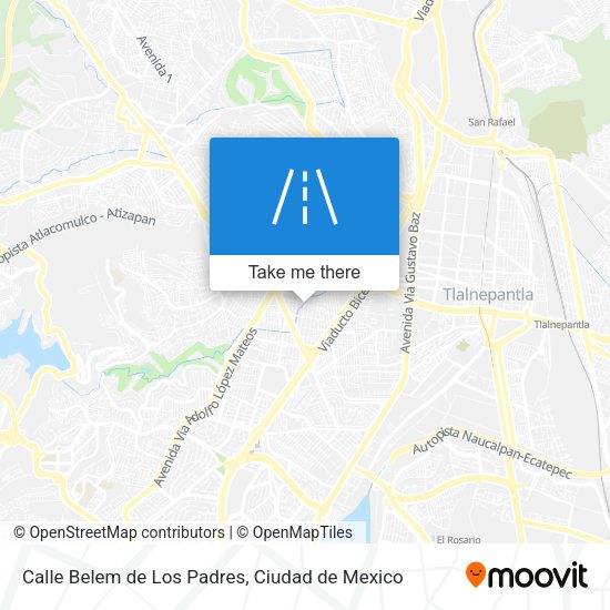 Mapa de Calle Belem de Los Padres