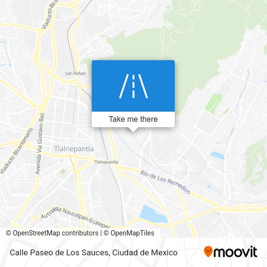 Calle Paseo de Los Sauces map