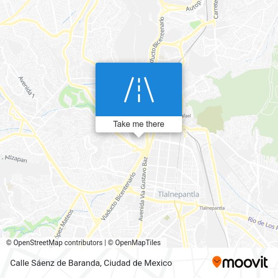 Mapa de Calle Sáenz de Baranda