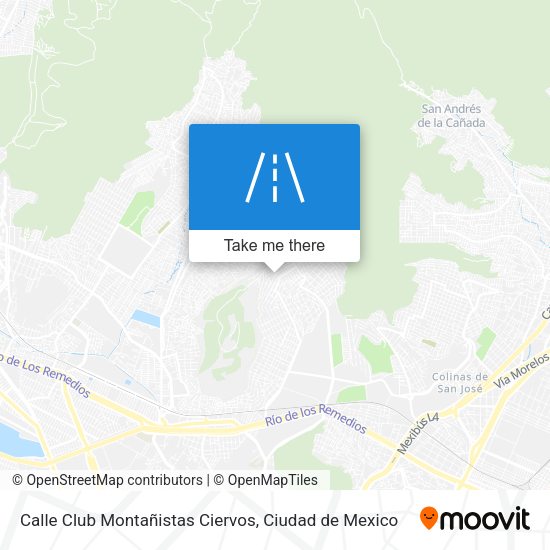 Calle Club Montañistas Ciervos map