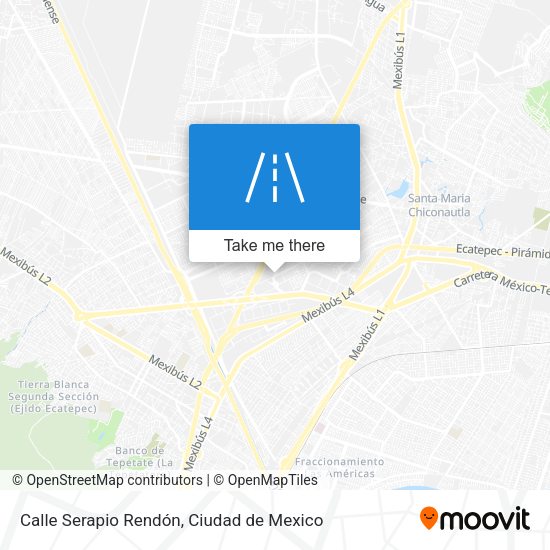 Calle Serapio Rendón map