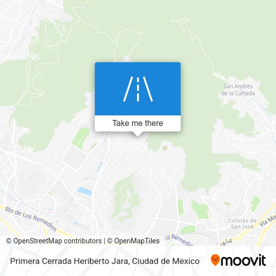 Primera Cerrada Heriberto Jara map