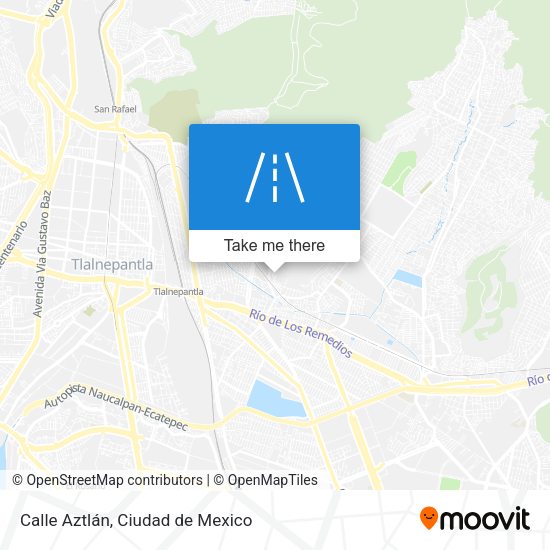 Calle Aztlán map