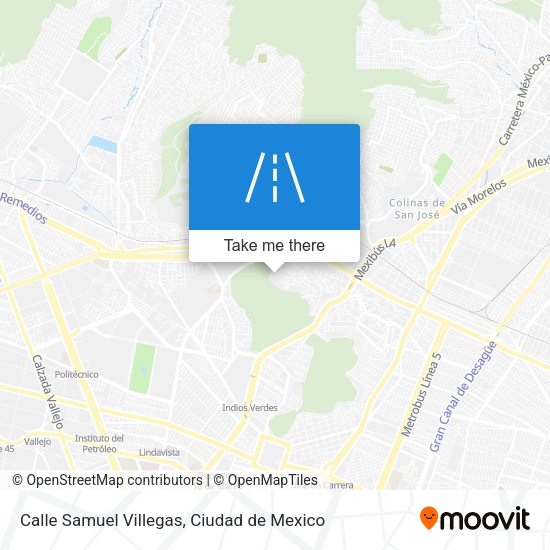 Mapa de Calle Samuel Villegas